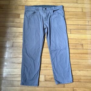 English Laundry Mens 5-Pocket Chino Pants Gray Straight Leg Stretch 38x30
